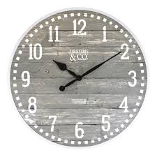arlo wall clock light gray from