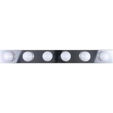 Volume Lighting 6 Light Indoor Chrome Movie Beauty Makeup Hollywood Bath Or Vanity Light Bar Wall Mount Or Wall Sconce V1026 3 The Home Depot