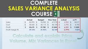 Free sample,example & format price volume mix analysis excel template ncoee. The Complete Sales Variance Analysis Course In Excel Price Volume Mix Impact On Profitability Youtube
