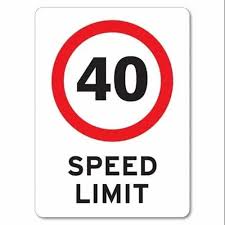 Speed Limit Sign, Shape: Rectangle at Rs 400/square feet in Mumbai | ID:  22039507162