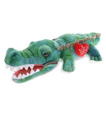 plush green alligator