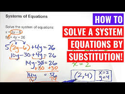 Solving Systems Of Equation Using
