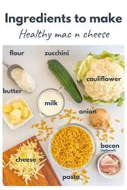 healthy mac and cheese with veggies