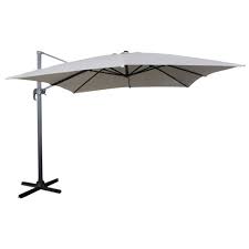 Square Offset Patio Umbrella Beige