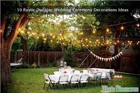10 Rustic Outdoor Wedding Ceremony