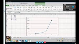 Math Make A Curved Line In A Graph Using Excel Option With Talking Software