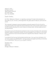 Proposal Letter Template For Funding Cover Request