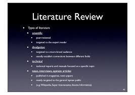 Ten Simple Rules for Writing a Literature Review Overview Unless your study explicitly builds on the work of other  researchers in your area of    Literature Review    