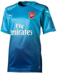 Fly emirates are the shirt sponsors. Amazon Com Puma Arsenal 2017 18 Kids Away Soccer Jersey Shirt Blue 15 16 Years Clothing