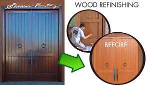 wood door refinishing