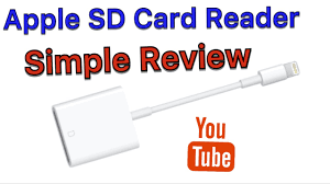 Apple Lightning To Sd Card Camera Reader Quick Review Youtube