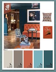 teal and orange living room decor but
