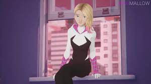 Spider Gwen Stacy visiting Miles in his room - Spider-man - SFM Compile