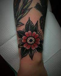 The meaning of the flower tattoo depends on two things: 32 Black Traditional Flower Tattoo Popular Tattoo Style