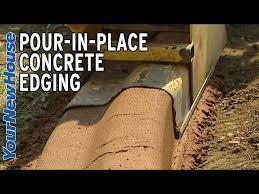 Pour In Place Concrete Landscape Edging