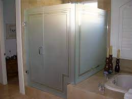 Frosted Glass Shower Door Frosted