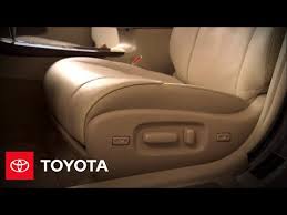 2016 2016 Avalon How To Seats Toyota