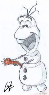Olaf from Frozen by Tremotino on deviantART #disneycharacters Olaf from  Frozen b- #origami #owl | Desenho olaf, Desenhos a lápis da disney, Esboços  disney