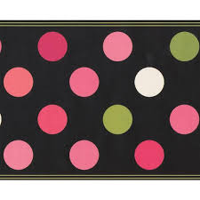 Retro Art Polka Dot Wallpaper Pink Rona