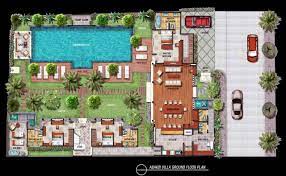 villa abakoi floor plan luxury villas