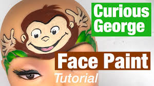face paint a monkey
