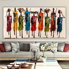 Abstract African Wall Art Ethnic Print
