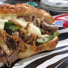 philly cheese steak with smoked gruyere
