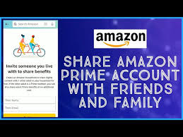 how to share amazon prime account with