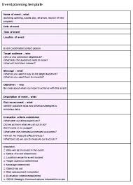 Planning Meeting Agenda Template Checklist Example Yakult Co