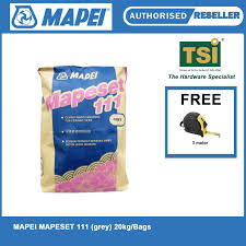 mapei mapeset 111 grey 20kg bags