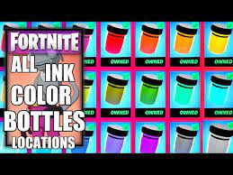 Fortnite All Color Ink Bottles