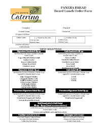 Catering Order Form Template Excel Pdfsimpli
