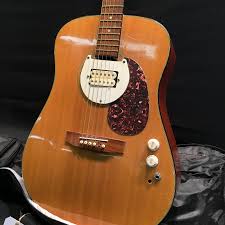 SIGMA MODEL DM2 ACOUSTIC GUITAR, WITH ADDED HUMBUCKER PICKUP, TONE AND VOLUME CONTROLS, COMES WITH