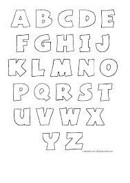 Printable Alphabet Bubble Letters Templates At