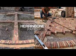 Herringbone Brick Patio Design