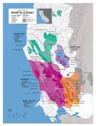 Amazon Com Wine Folly Usa North Coast California Wine Map