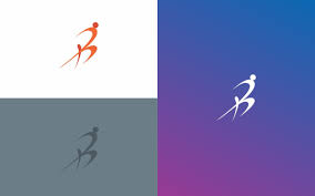 beam fitness logo symbol design