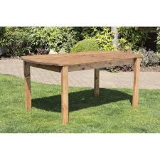 Scandinavian Redwood Garden Table By