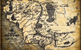 72 lord of the rings map wallpaper