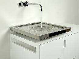 sink with horizontal drain from axolute