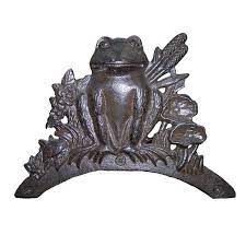 Frog Cast Iron Hose Holder Antique Rust