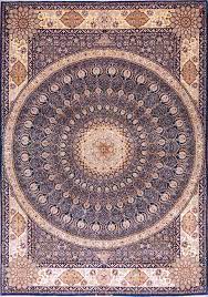 blue mandala 8x11 rug persian isfahan