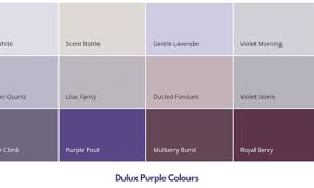 Best Dulux Purple Paint Colours