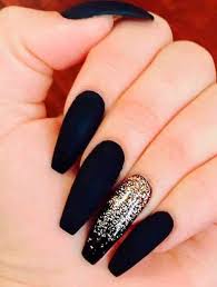 Uñas hermosas uñas largas manicure diseños uñas negras manicura de uñas uñas artísticas disenos de unas diseños de arte en uñas. 2