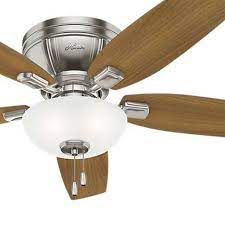 California fan company offers quality ceiling fan light kits to match any décor. Hunter Cc5c33c06rc 52 Ceiling Fan Light Fixture Nickel 656870 G32 For Sale Online Ebay