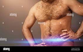 Hairy chest muscles hi-res stock photography and images - Alamy