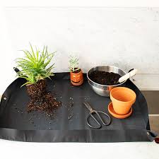 potting tarp for urban gardening