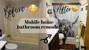 complete mobile home bathroom remodel