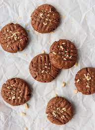 Peanut Butter Chocolate Keto Cookies gambar png