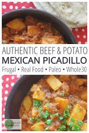 picadillo mexican beef potato stew